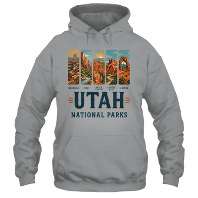 Utah National Parks Arches Bryce Canyon Zion Capitol Reef Shirt & Tank Top | teecentury