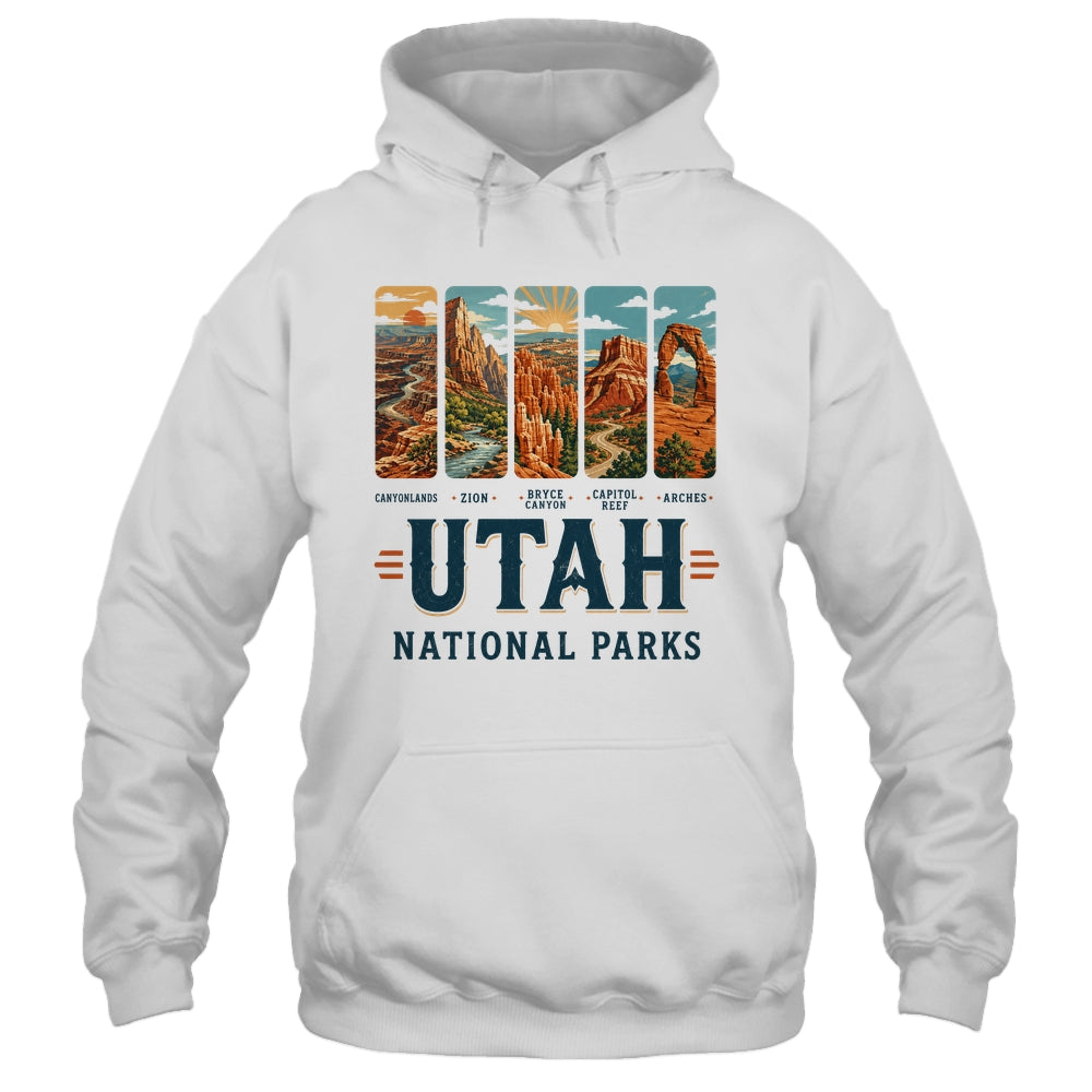Utah National Parks Arches Bryce Canyon Zion Capitol Reef Shirt & Tank Top | teecentury