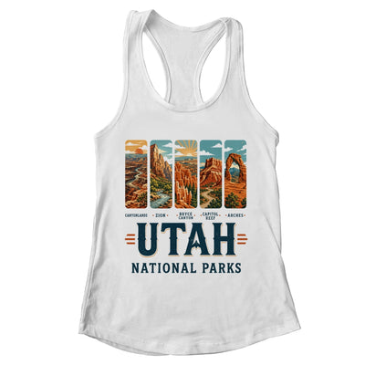 Utah National Parks Arches Bryce Canyon Zion Capitol Reef Shirt & Tank Top | teecentury