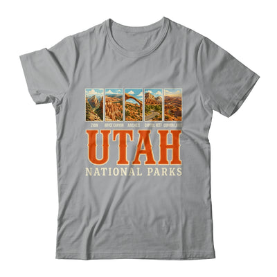 Utah National Parks Retro Travel Zion Arches Hiking Souvenir Shirt & Tank Top | teecentury