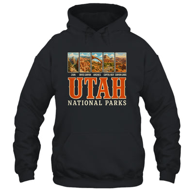 Utah National Parks Retro Travel Zion Arches Hiking Souvenir Shirt & Tank Top | teecentury