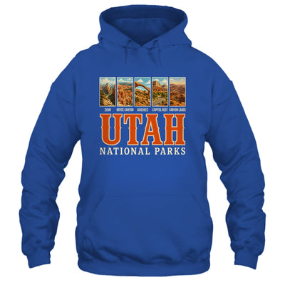 Utah National Parks Retro Travel Zion Arches Hiking Souvenir Shirt & Tank Top | teecentury
