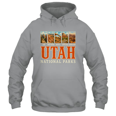 Utah National Parks Retro Travel Zion Arches Hiking Souvenir Shirt & Tank Top | teecentury