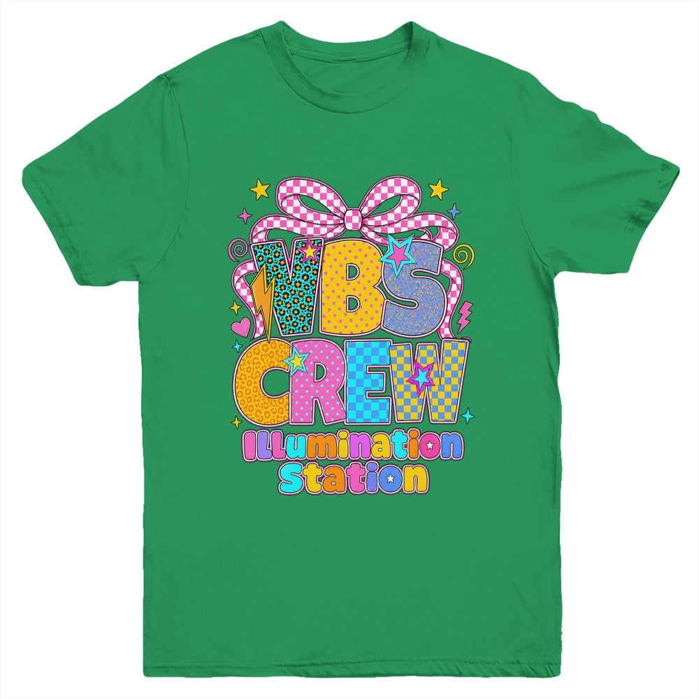VBS Crew Illumination Station Christian Kids Summer Camp Youth Shirt | teecentury