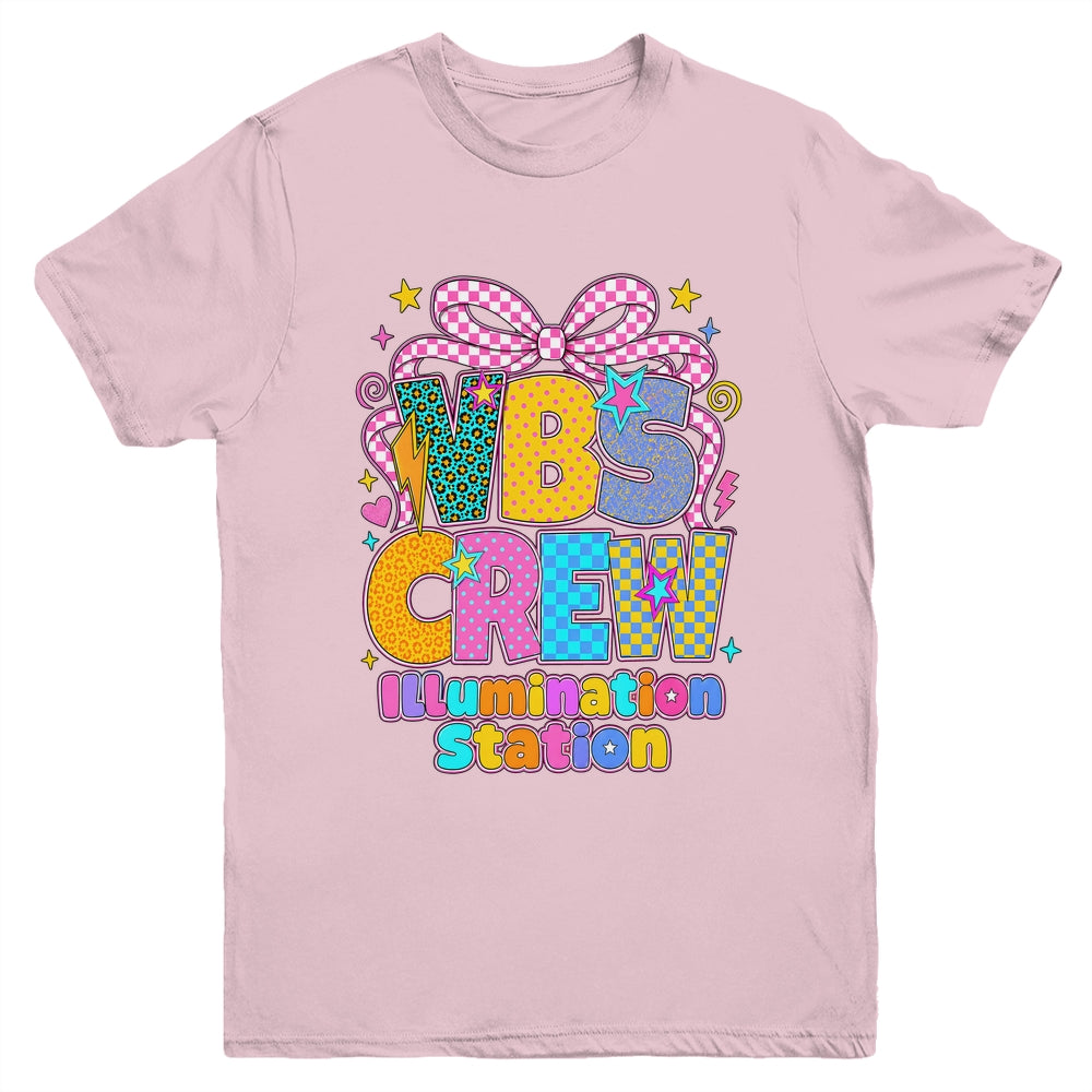VBS Crew Illumination Station Christian Kids Summer Camp Youth Shirt | teecentury