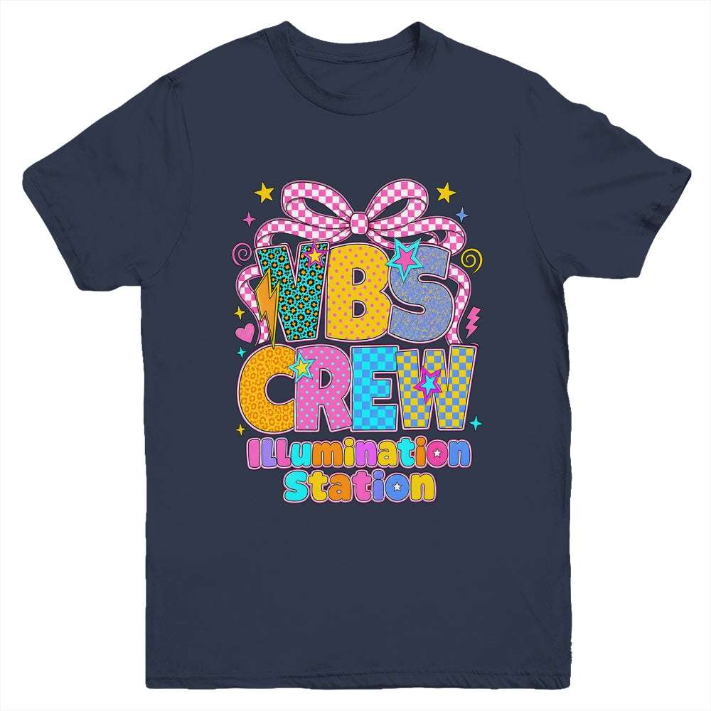 VBS Crew Illumination Station Christian Kids Summer Camp Youth Shirt | teecentury