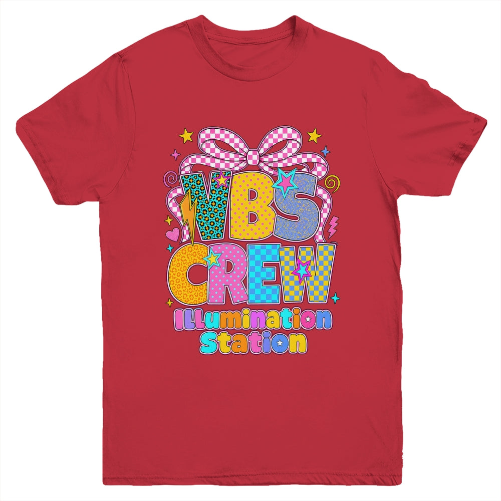 VBS Crew Illumination Station Christian Kids Summer Camp Youth Shirt | teecentury
