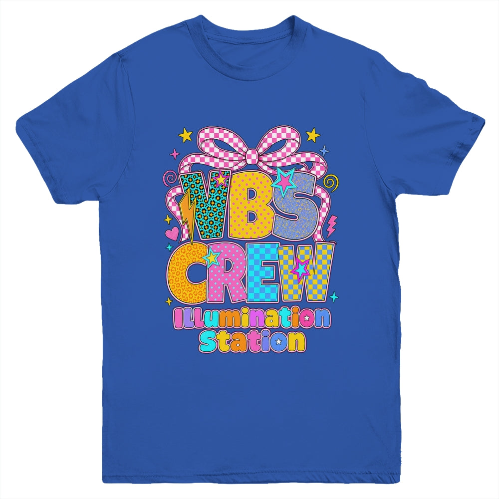 VBS Crew Illumination Station Christian Kids Summer Camp Youth Shirt | teecentury