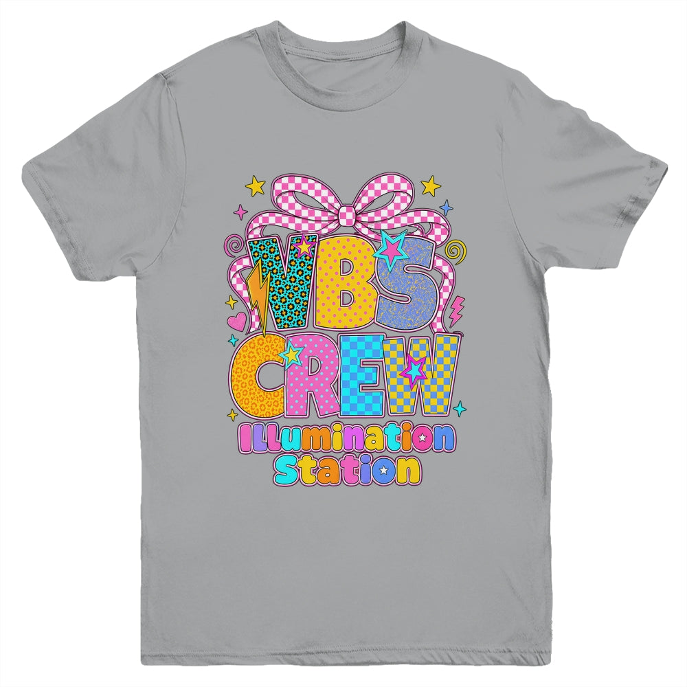VBS Crew Illumination Station Christian Kids Summer Camp Youth Shirt | teecentury