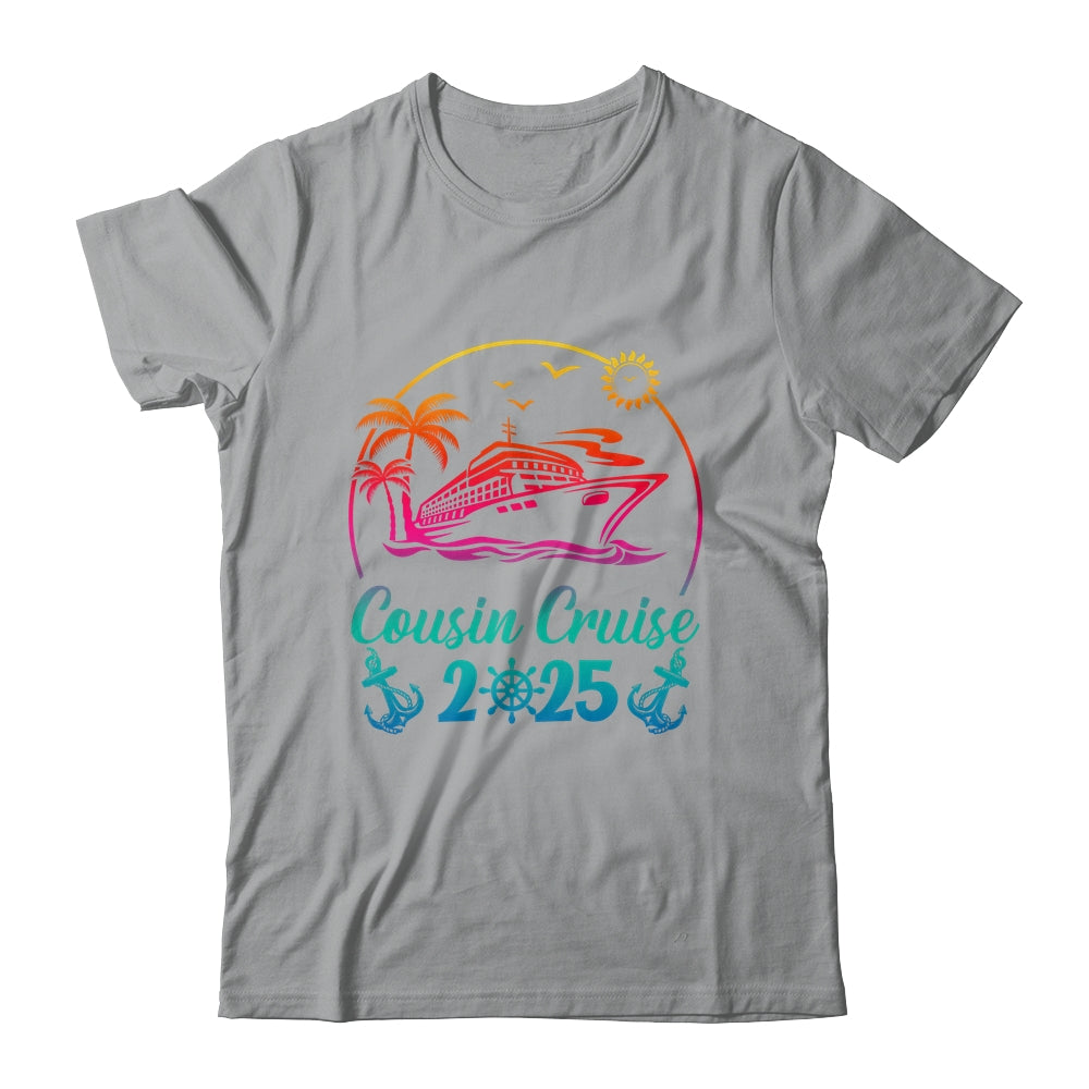 Vacation Cousin Cruise Crew Beach Family Vacation Trip 2025 Shirt & Tank Top | teecentury
