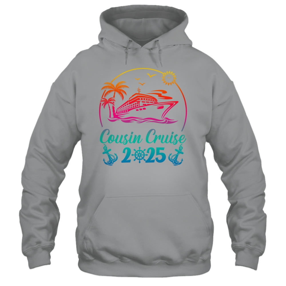 Vacation Cousin Cruise Crew Beach Family Vacation Trip 2025 Shirt & Tank Top | teecentury