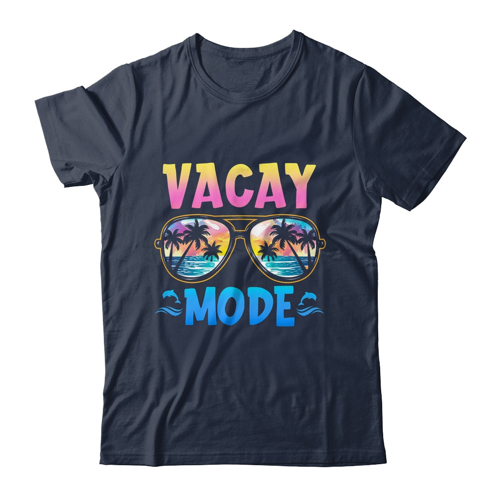 Vacay Mode Palm Tree Beach Vacation Summer Family Holiday Shirt & Tank Top | teecentury