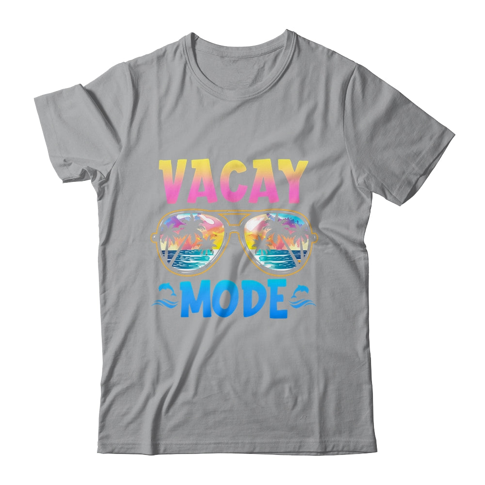 Vacay Mode Palm Tree Beach Vacation Summer Family Holiday Shirt & Tank Top | teecentury