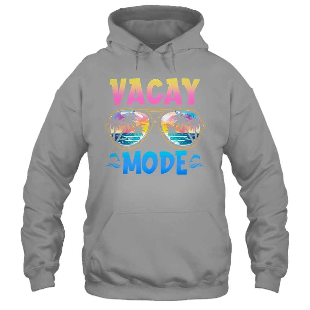 Vacay Mode Palm Tree Beach Vacation Summer Family Holiday Shirt & Tank Top | teecentury