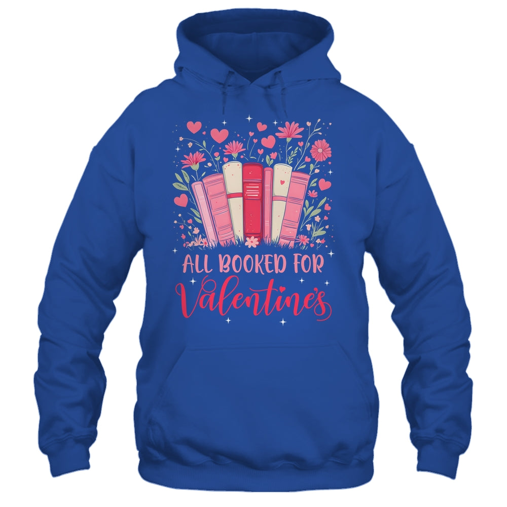 Valentines All Booked For Valentines Book Lovers Teacher Kid Shirt & Tank Top | teecentury