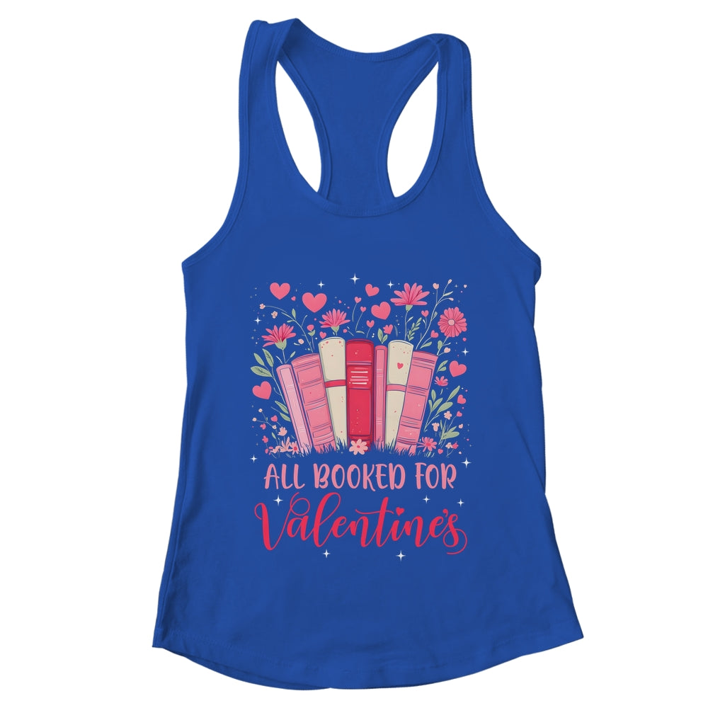 Valentines All Booked For Valentines Book Lovers Teacher Kid Shirt & Tank Top | teecentury