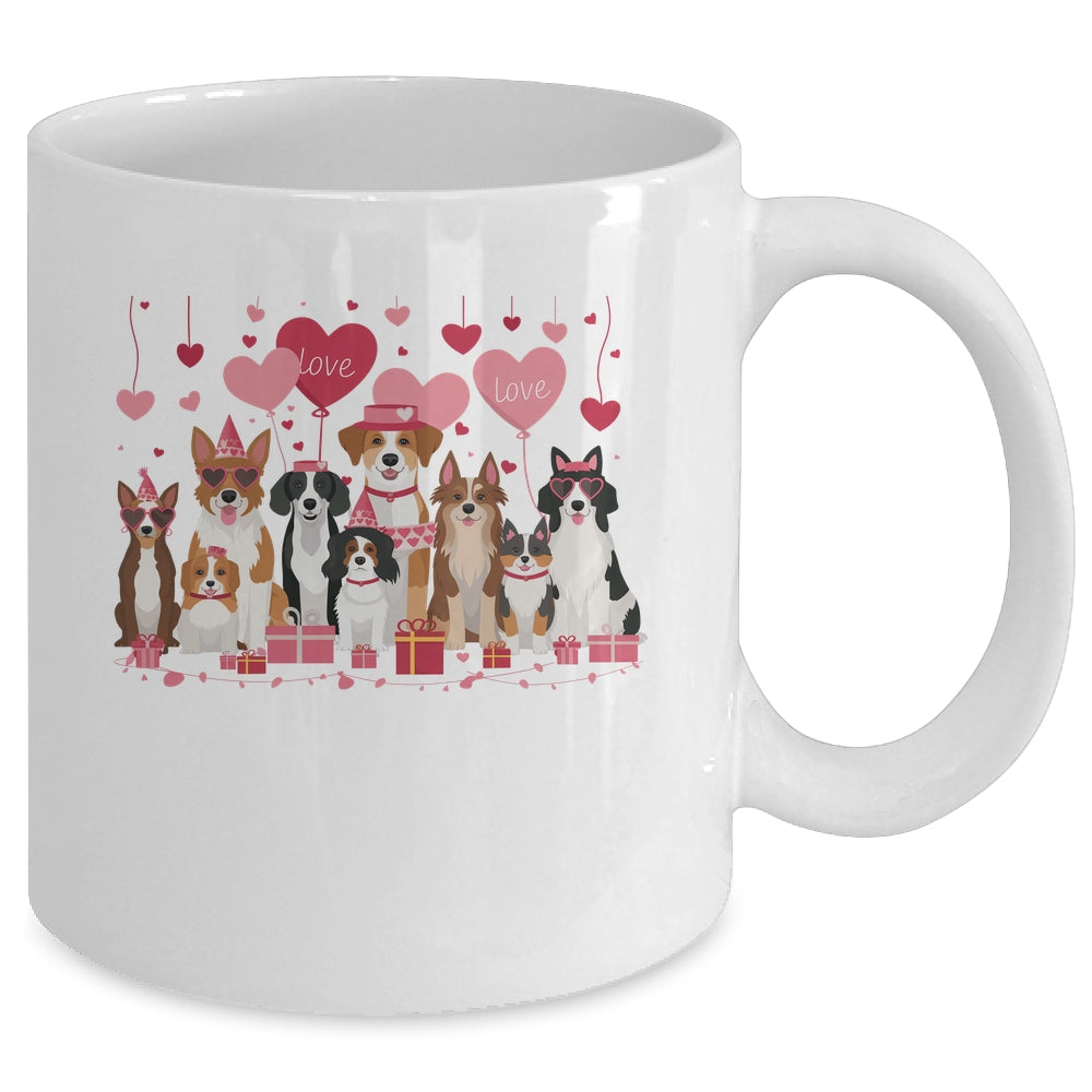 Valentines Dog Owner Valentines Day Design Loving Dogs Mug | teecentury