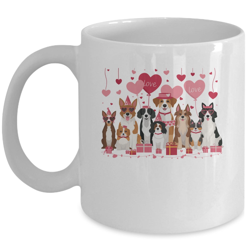 Valentines Dog Owner Valentines Day Design Loving Dogs Mug | teecentury