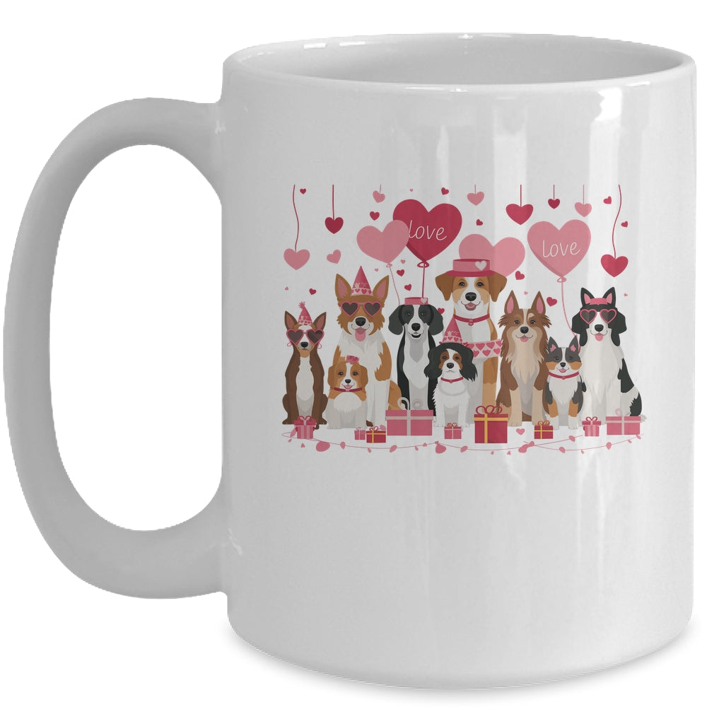 Valentines Dog Owner Valentines Day Design Loving Dogs Mug | teecentury
