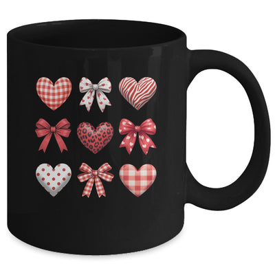Valentines Hearts Leopard Coquette Bow Daughter Women Girls Mug | teecentury