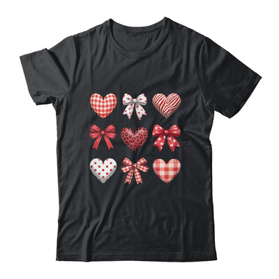 Valentines Hearts Leopard Coquette Bow Daughter Women Girls Shirt & Tank Top | teecentury