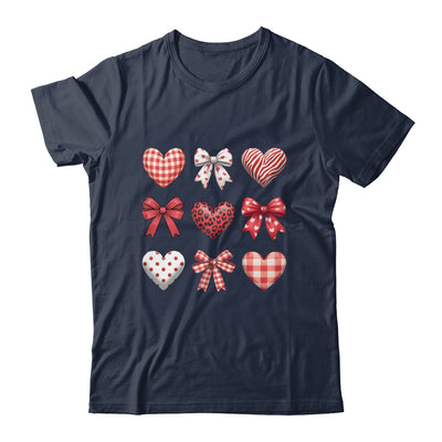 Valentines Hearts Leopard Coquette Bow Daughter Women Girls Shirt & Tank Top | teecentury