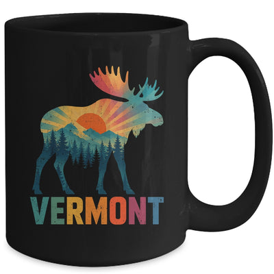 Vermont New England Vintage Pride Moose Nature Hiking Mug | teecentury