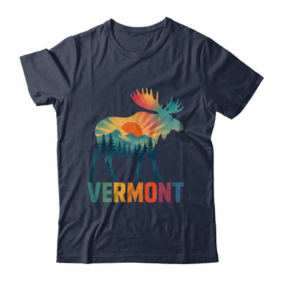 Vermont New England Vintage Pride Moose Nature Hiking Shirt & Tank Top | teecentury