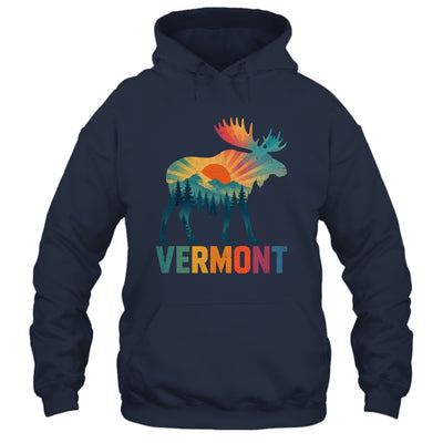 Vermont New England Vintage Pride Moose Nature Hiking Shirt & Tank Top | teecentury