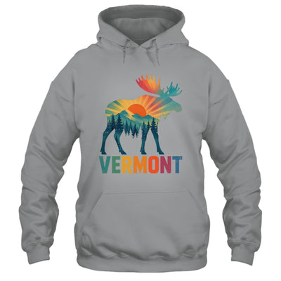 Vermont New England Vintage Pride Moose Nature Hiking Shirt & Tank Top | teecentury