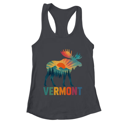 Vermont New England Vintage Pride Moose Nature Hiking Shirt & Tank Top | teecentury