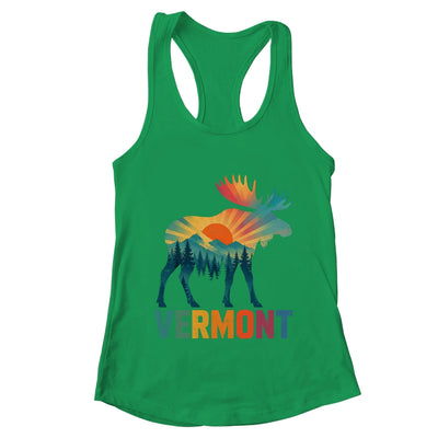 Vermont New England Vintage Pride Moose Nature Hiking Shirt & Tank Top | teecentury