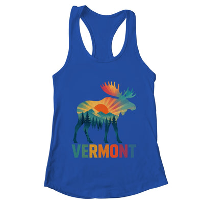 Vermont New England Vintage Pride Moose Nature Hiking Shirt & Tank Top | teecentury
