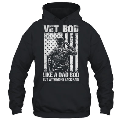 Vet Bod Like Dad Bod But More Back Pain Vintage Flag Shirt & Hoodie | teecentury