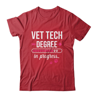 Vet Tech Degree In Progress For Veterinary Students Shirt & Tank Top | teecentury