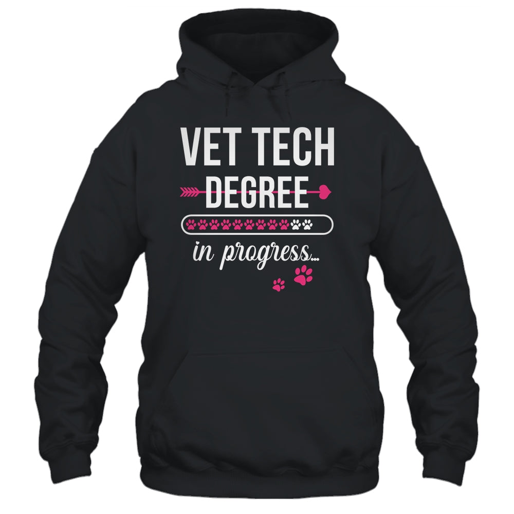 Vet Tech Degree In Progress For Veterinary Students Shirt & Tank Top | teecentury