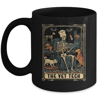 Veterinary Medicine Skeleton Tarot Vet Halloween Vet Staff Mug | teecentury