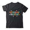 Veterinary Medicine Vet Med Staff Veterinarian Groovy Shirt & Tank Top | teecentury