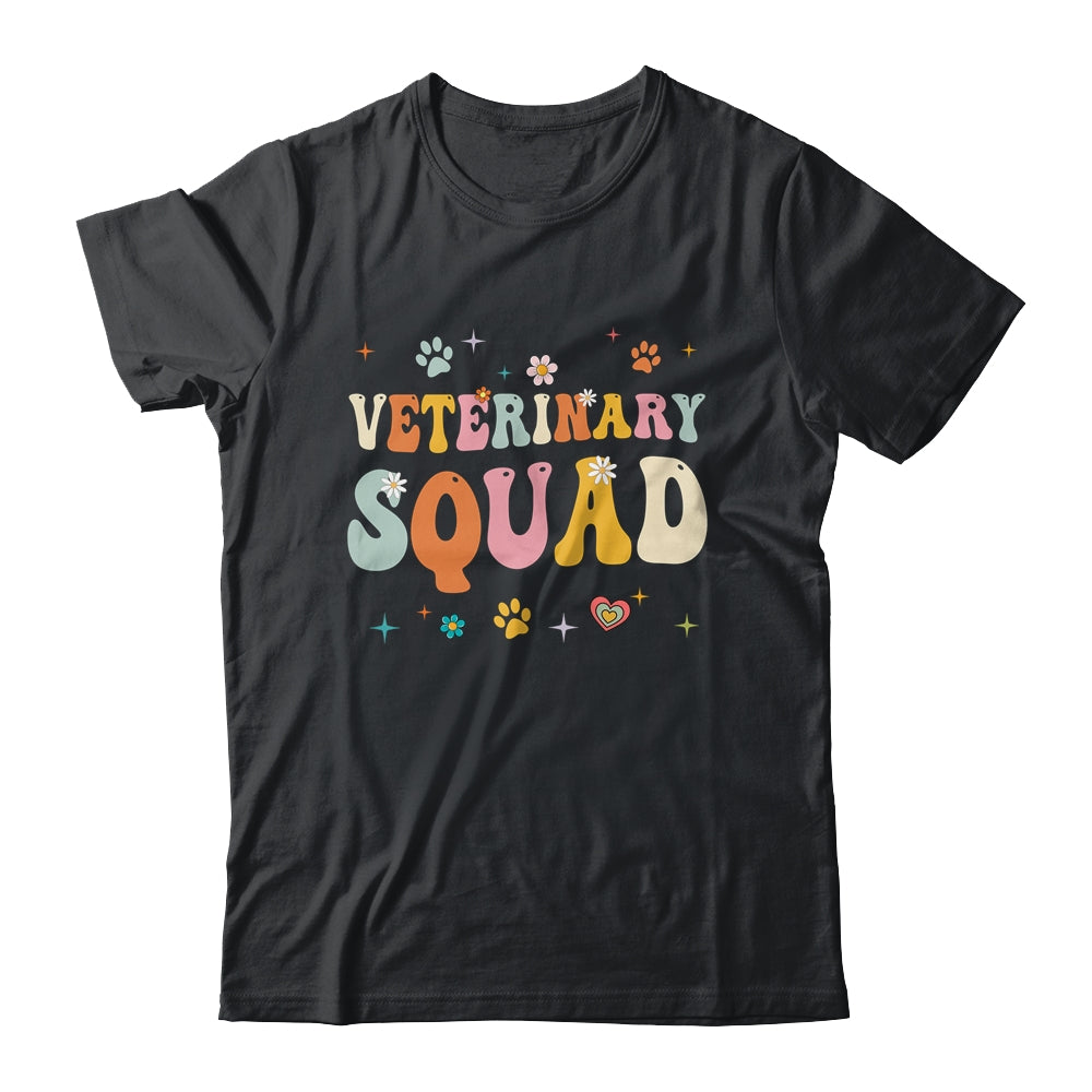Veterinary Squad Vet Tech Symbol Veterinary Assistant Groovy Shirt & Tank Top | teecentury