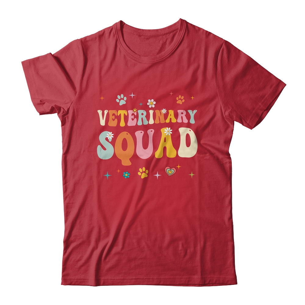 Veterinary Squad Vet Tech Symbol Veterinary Assistant Groovy Shirt & Tank Top | teecentury