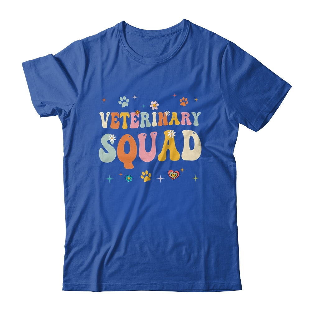 Veterinary Squad Vet Tech Symbol Veterinary Assistant Groovy Shirt & Tank Top | teecentury