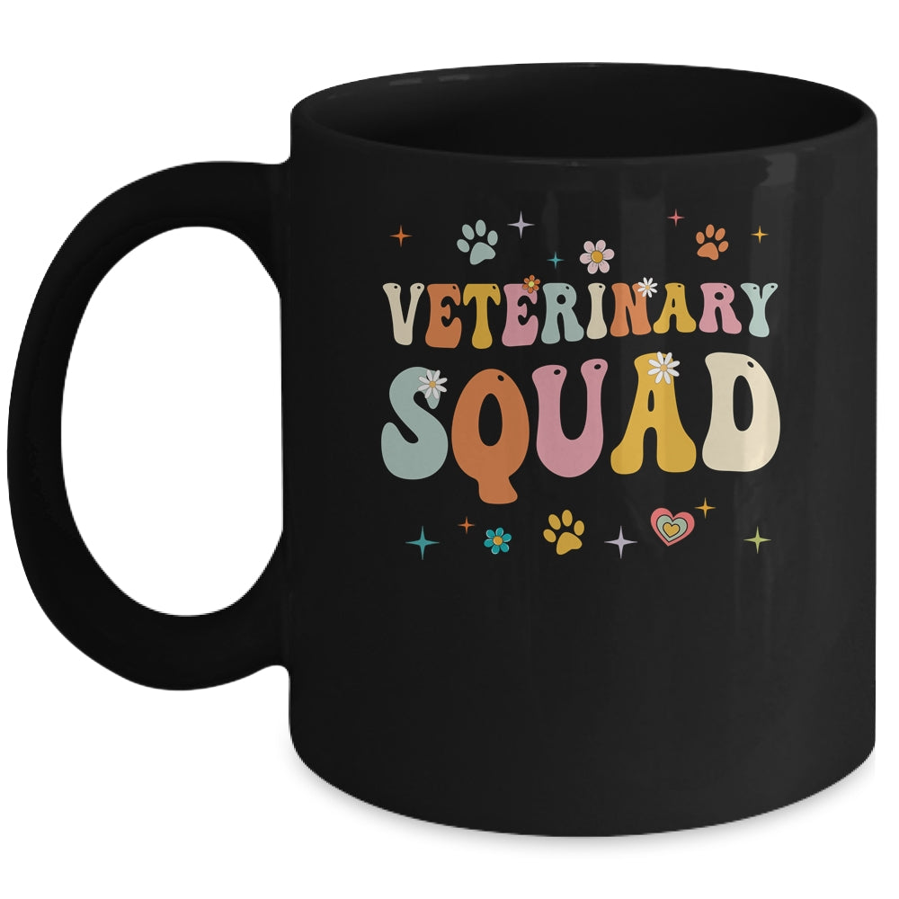 Veterinary Squad Vet Tech Symbol Veterinary Assistant Groovy Mug | teecentury