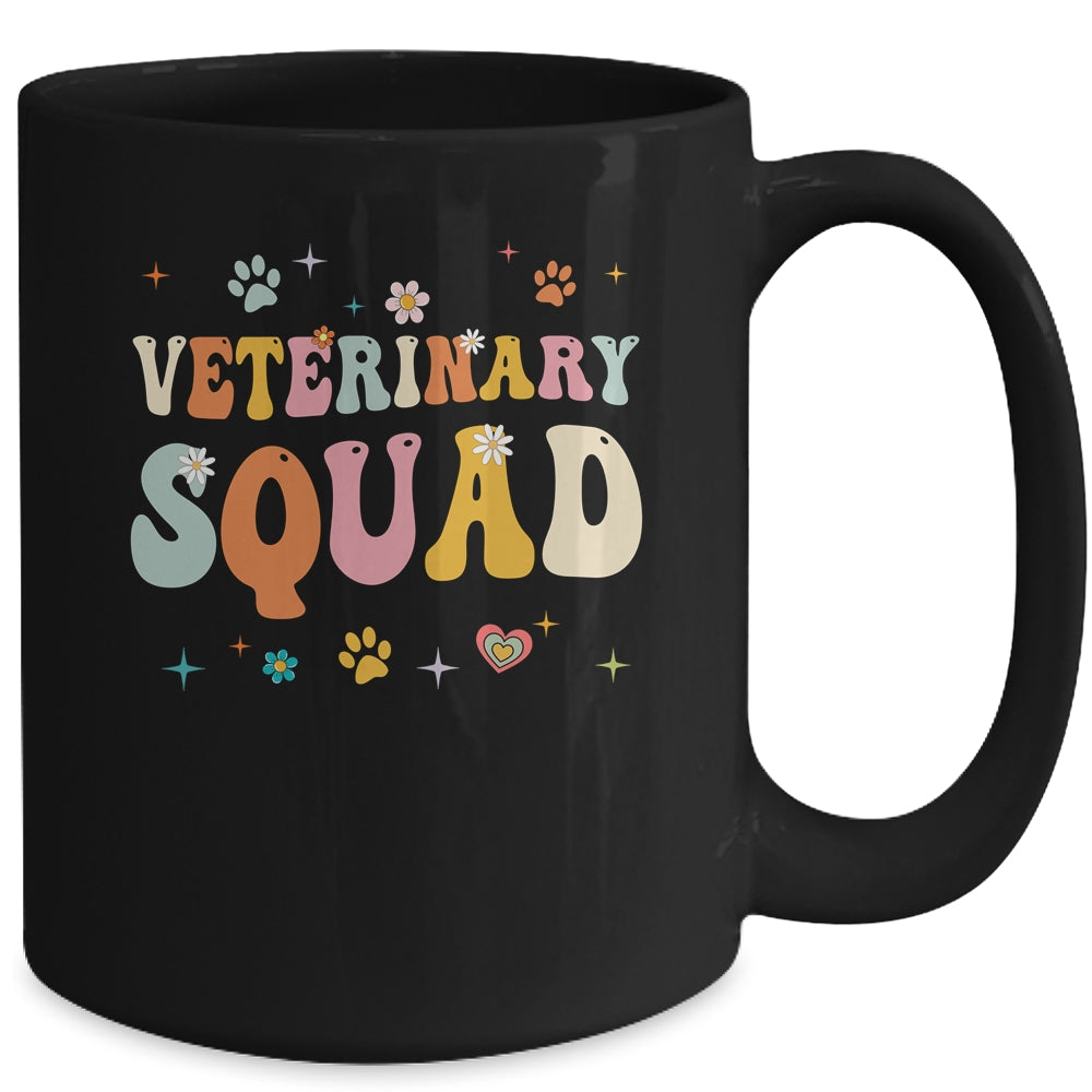 Veterinary Squad Vet Tech Symbol Veterinary Assistant Groovy Mug | teecentury