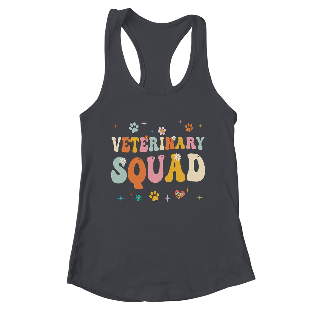 Veterinary Squad Vet Tech Symbol Veterinary Assistant Groovy Shirt & Tank Top | teecentury