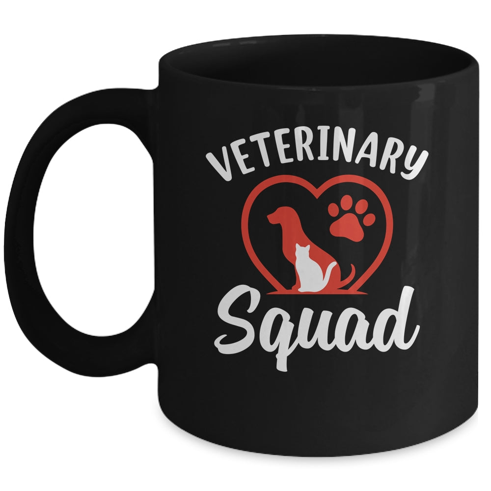 Veterinary Squad Vet Tech Symbol Veterinary Assistant Mug | teecentury
