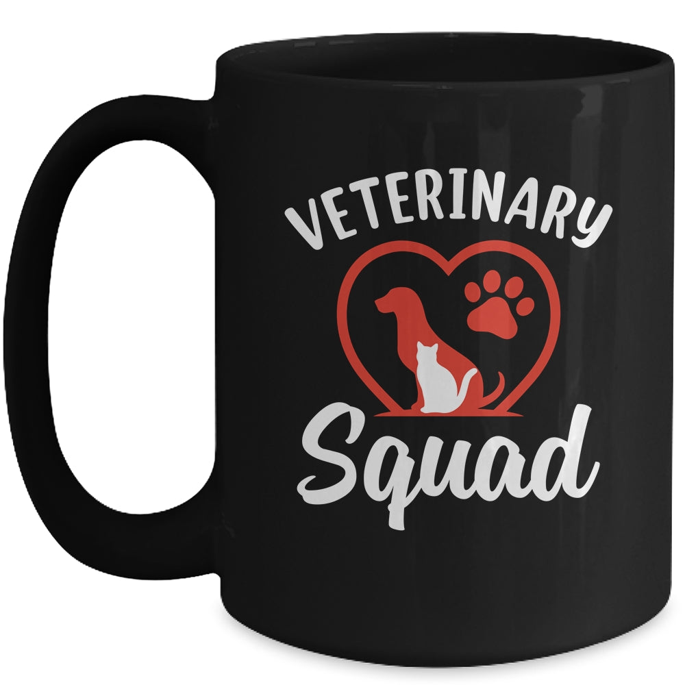Veterinary Squad Vet Tech Symbol Veterinary Assistant Mug | teecentury