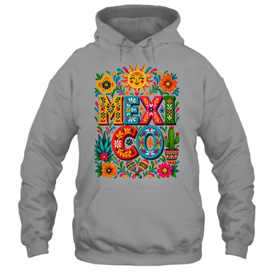 Vibrant Mexico Floral Cinco De Mayo Mexican Folk Colorful Shirt & Hoodie | teecentury