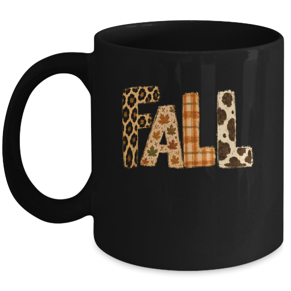 Vinage Autumn Distressed Fall Pumpkin Girly Thanksgiving Mug | teecentury