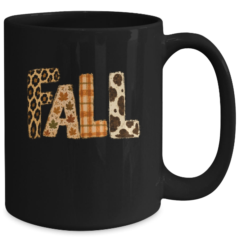 Vinage Autumn Distressed Fall Pumpkin Girly Thanksgiving Mug | teecentury