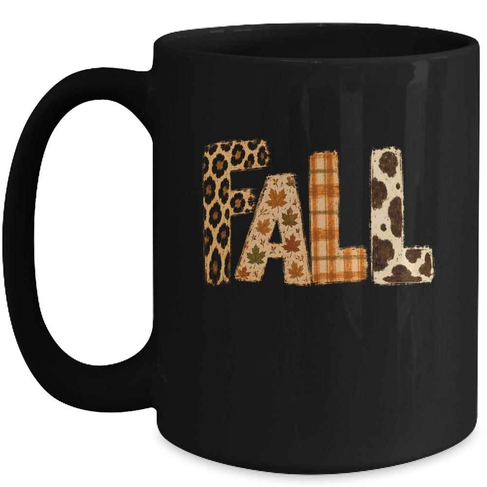 Vinage Autumn Distressed Fall Pumpkin Girly Thanksgiving Mug | teecentury